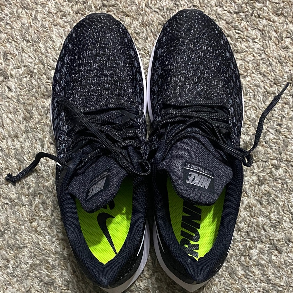 Nike Women’s Nike Zoom Pegasus Black and White Athletic Shoes